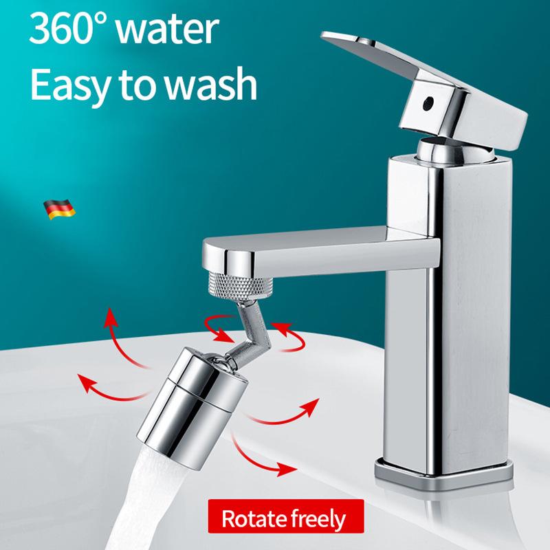 1Pc F22mm/M24mm Splash Filter Faucet Kitchen Bathroom Tap 720 Degree Water Saving Nozzle Sprayer Splash-Proof Extender