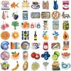 100 Cartoon Mediterranean Aesthetic Graffiti Stickers DIY Decorative Guitar Notebook Suitcase DIY Waterproof