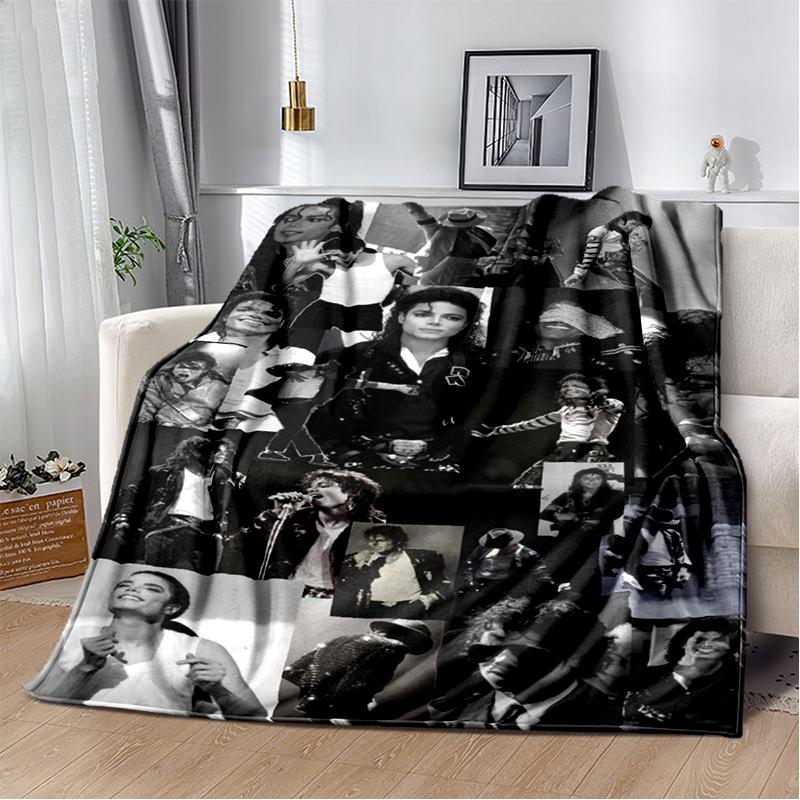 29 Style New Michael Jackson King of Pop MJ Star Blanket,Soft Throw Blanket for Home Bedroom Bed Sofa Travel Office Cover Kids