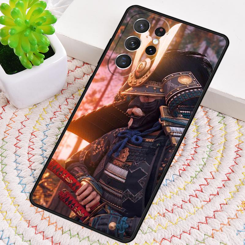 Bushido Samurai Phone Case for Samsung Galaxy note 10 pro S26 Ultra S23 S24 FE S25 S21 S22 PLUS shockproof Cove