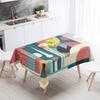 Abstract Geometric Tablecloth 1pc Resistant Party Decoration Restaurant Cafe Dining Table Tablecloths 140X200cm