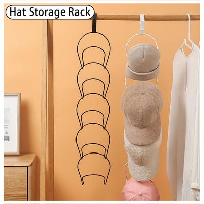 Hat Sorting Storage Rack Hat Rack Hook Scarf Bag Baseball Cap Rack Organizer Storage Door Hanger Storage Rack For Closet Bedroom