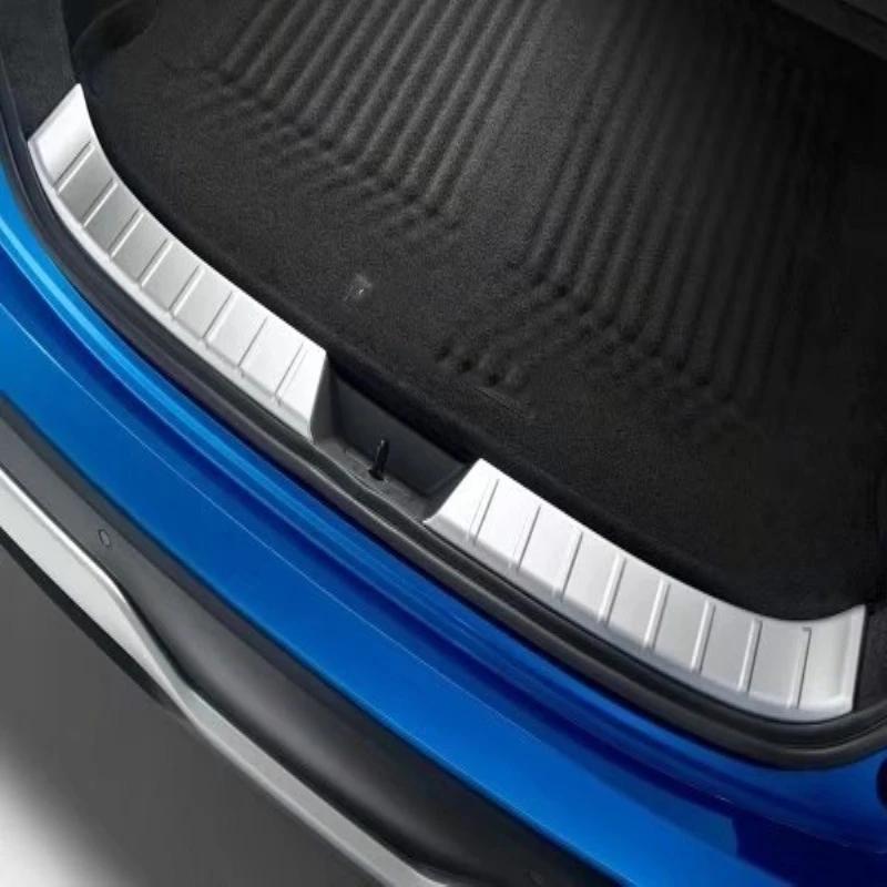 Per Nissan Qashqai j12 2023 2022 2021Protezione Paraurti Posteriore Bagagliaio Copertura Adesivo Acciaio Inossidabile Styling Auto Accessori 3D