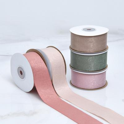 Double-sided Velvet Ribbon Velvet Ribbon Handmade DIY Hair Accessories Hairpin Headdress Material Ribbon Decoration Small Fragrant Wind Ribbon