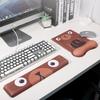 2PCS Cartoon Wrist Mouse Pad Set, Soft Memory Foam Wrist Rest for Computer, Ergonomic Cushion for Keyboard Mouse