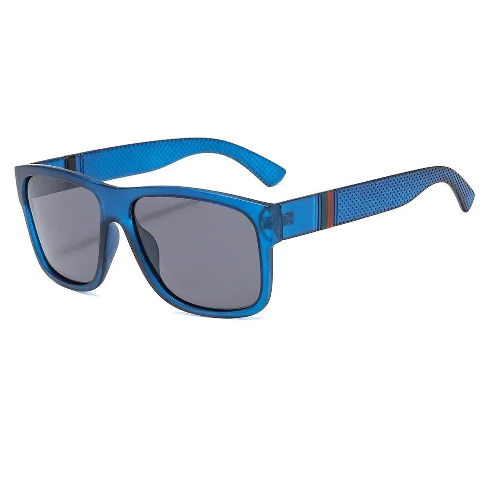 Fashion Square Sunglasses Men Vintage Plastic Male Sun Glasses Women Stylish Black Sport Shades UV400