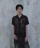 PARADIGMFILM [Ep.02] Lace Crop Half Shirt (Black)
