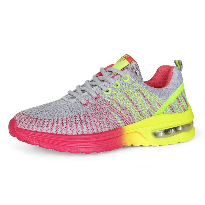 (New) Four Seasons Sneakers, Fashion Flying Weaving Height Increasing Running Shoes, Large Size Lightweight Breathable Shoes Women