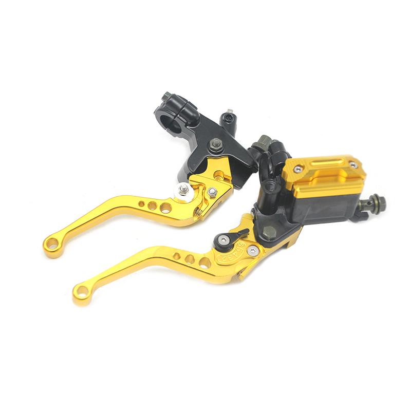 ZSDTRP 7/8" Universal Motorcycle Hydraulic Brake Clutch Master Cylinder Reservoir Lever Fit 50cc-300cc Sport Bike Street Bike