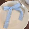 Ballet Bow Lace Hair Clip French-Style Braid Ribbon Duckbill Clip for Double Ponytails, ' Hair Accessories