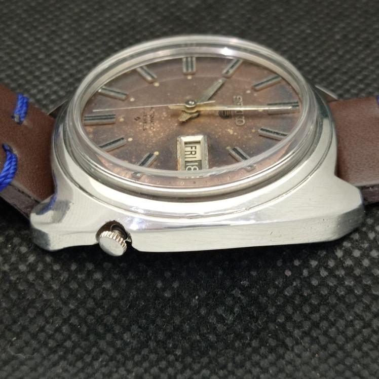 UŻYWANY RZADKI WINTAGE SEIKO 5 AUTO 6619A JAPOŃSKI MĘSKI ORYGINALNY ZEGAREK Z TARCZĄ a413529-2 SKU621b-a413529