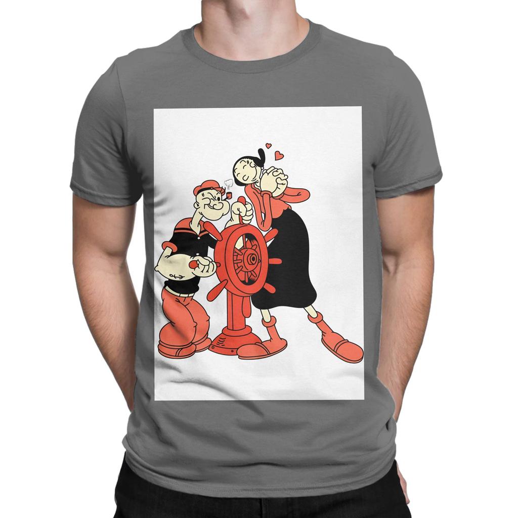 Ppopeye Olive Oyl Funny 100 Cotton Tshirt Ppopeye Tops Tees For Unisex