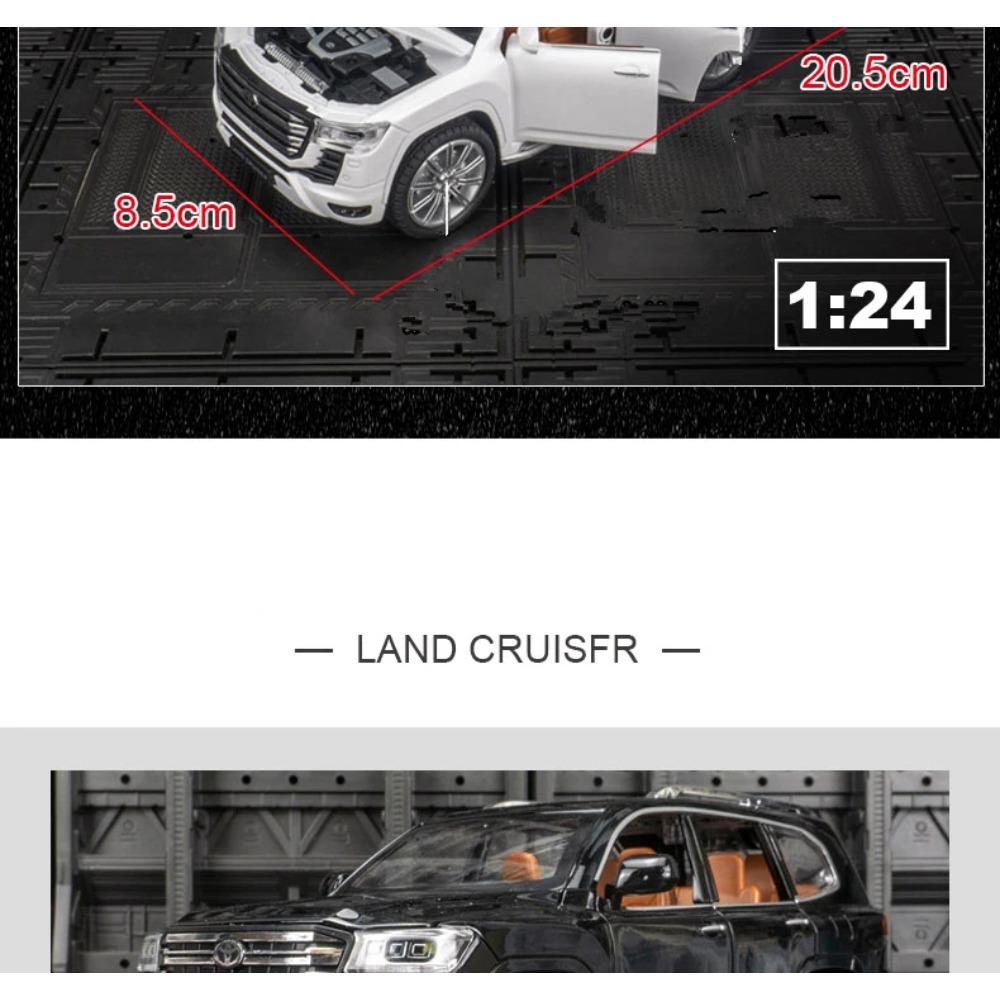 1/24 Toyota LAND CRUISER LC300 Alloy Car Model Diecast Metal Toy Off-road Vehicle Car Model Simulation Gift