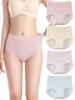 Sanitary Suitable for Day and Night Absorbent High-waisted Shorts, Women's Underwear, Use, Shorts, Innerwear, 4-pack.