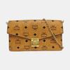 [Pre-Owned] Millie Visetos Classic Monogram Print Light Trendy Cool Girl Flap Chain Crossbody Bag Medium - Good #16H174W