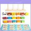 Wooden Animal Dressup Stacking Puzzle For Toddlers And Early Learning