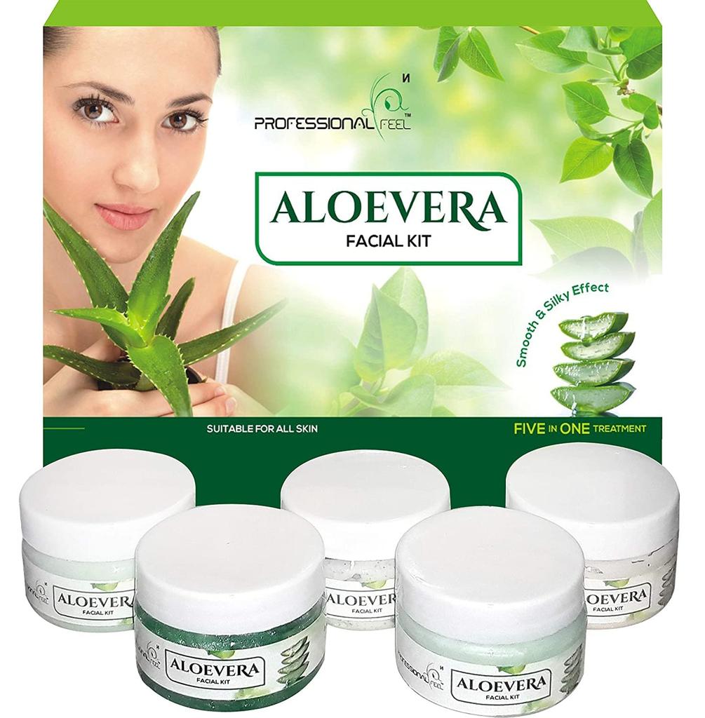 Professionelles Gefühl Kräuter Aloe Vera Gesichtspflege-Set, Kosmetikstudio Diamant & Gold Hautaufhellung für Männer & Frauen, Lösung für alle Hauttypen - 250 G.