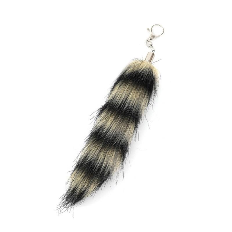 Искусственный мех Хвост лисы Брелок Мех Хвост лисы Брелок Подвески для сумки