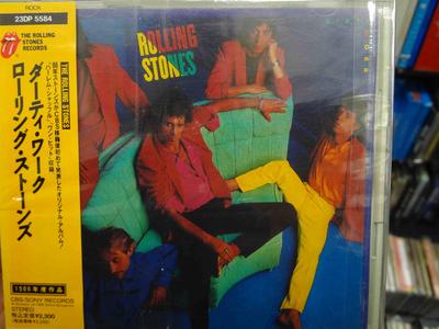 CD ROLLING STONES  Dirty Work 23DP5584 CBSSony 1989 Japan Rock Used