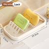 W-shaped Stainless Steel Soap Dish Rack for Bathroom