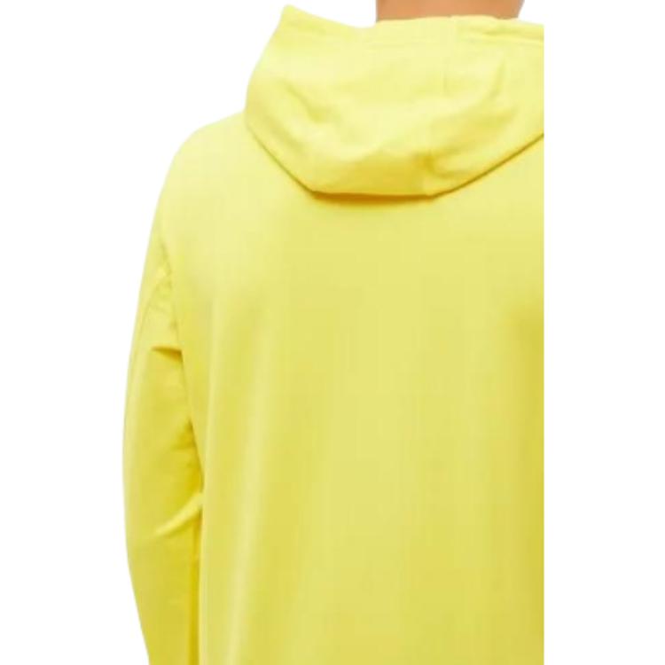 STONE ISLAND Jednobarevná mikina s kapucí a zipem Pánská mikina Žlutá 781560452-V0030