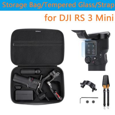 Para DJI Ronin RS3 Mini Bolsa de Armazenamento Estojo de Transporte para Viagem Pulseira de Vidro Temperado Para DJI RS 3 Mini Gimbal Acessórios Fotográficos