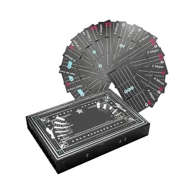Cartões Mágicos Para Acordes de Guitarra Rápidos, Cartões de Acordes de Guitarra, Aprenda Cartões de Acordes de Guitarra em Minutos, Ferramentas de Aprendizagem de Kit de Guitarra, Acessórios de Guitarra