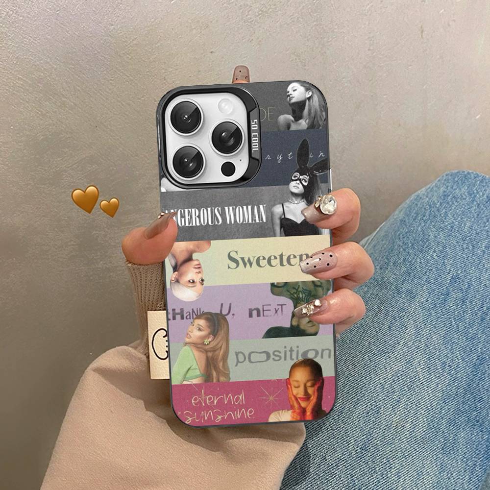 Pop Singer A-Ariana G-Grande Phone Case For IPhone 17 16 15 14 13 12 11 Pro Max Plus Pro Colorful Shell