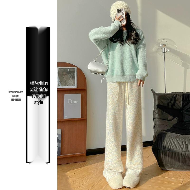 

145 Большие размеры Флисовые брюки с кулиской и широкими штанинами для женщин и мужчин - Коллекция Осень-Зима, Длина в пол, Доступны варианты для миниатюрных XL (121-130 lbs)