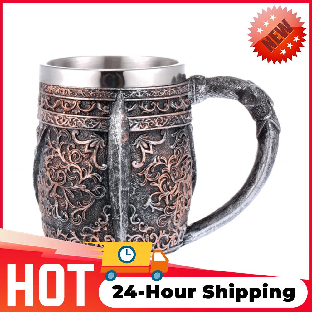 Einzigartige Skelett Totenkopf Kaffeetasse Harz Totenkopf Retro Wein Vintage Cocktailgläser Whiskey Bier Wein Tasse Party Bar Trinkgeschirr Becher