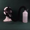 Latex Breathing Control Mask with Breathing Bottle - SM Dog Slave Training Tool & Cosplay Prop