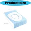 5PCS Premium Disposable Toilet Seat Covers Absorbent Cotton Layer Works On Most Toilets Great For Traveling