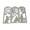 Window Kitten Carbon Steel Die Cut Stencils Decorative Embossing Paper Dies J0MC