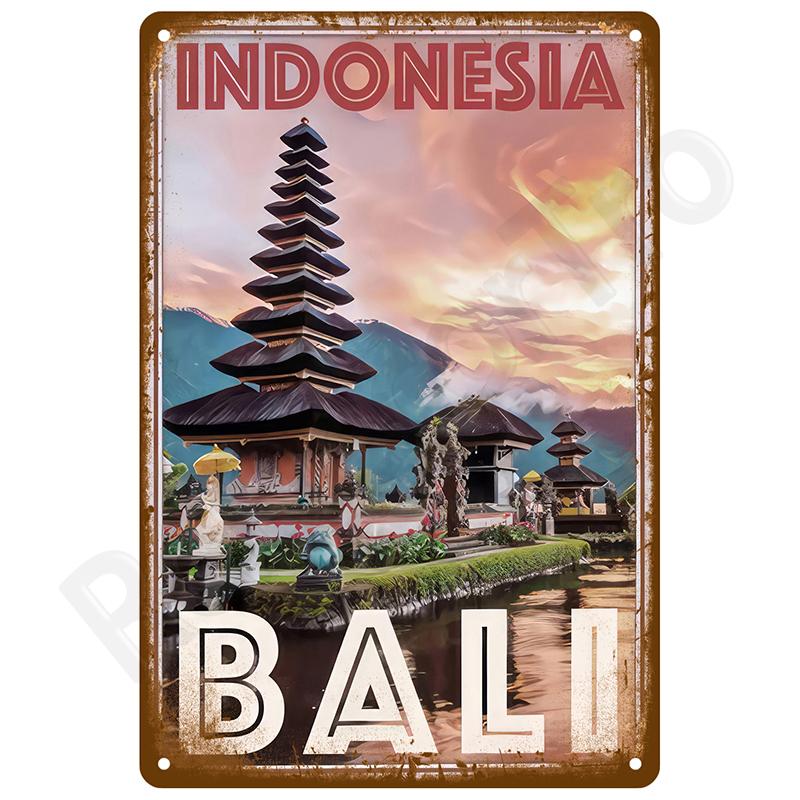 Retro Nástěnné Umění Plechová Značka Interiér Venkovní Estetický Pokoj Vintage Domácí Dekorace Předměty Dekorace Luxusní Kovová Značka Plakát Talíře Bar