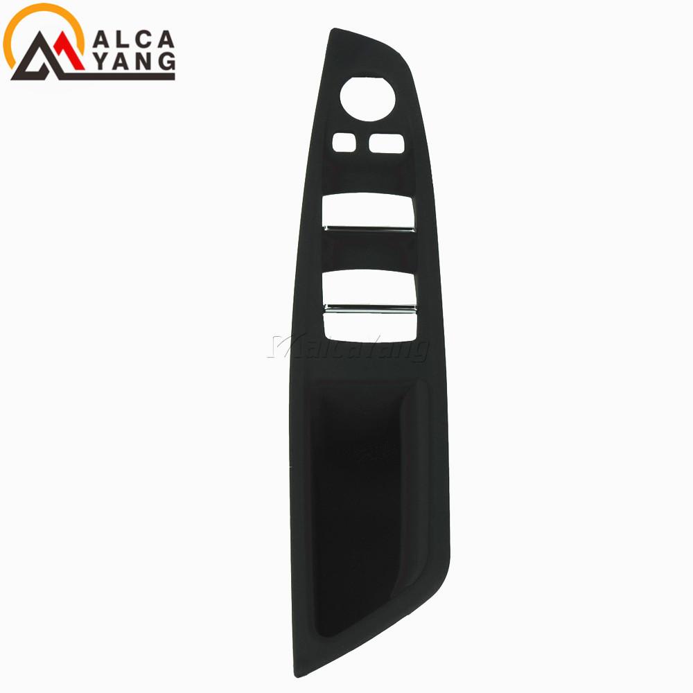 Left Hand For BMW 5 Series F10 F11 F18 Inner Handle Front Interior Door Panel Driver's Seat Button Switch Frame Storage
