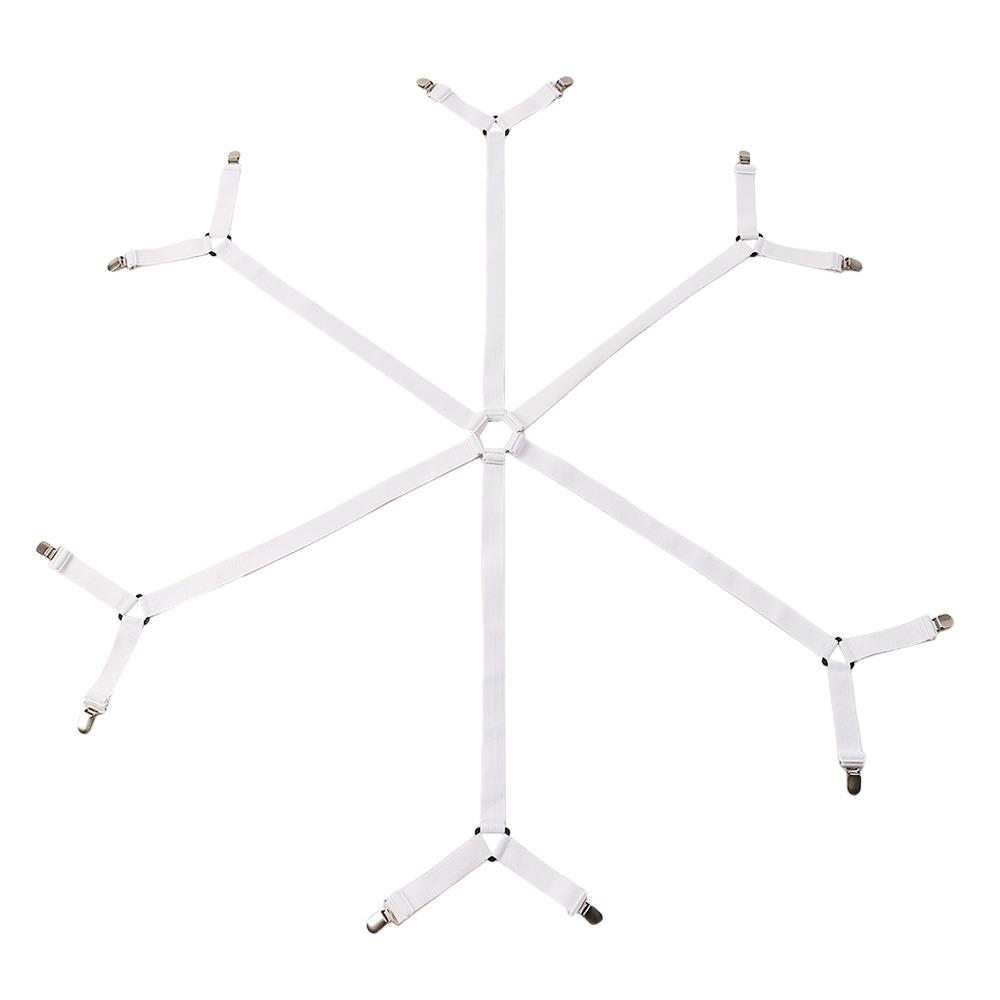 Nylon Bed Sheet Holder 12 Clips Fixing Strap Grippers Fasteners Cover Mattress Clip  Blankets