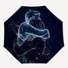 1pc Galaxy Embrace Automatic Folding Umbrella - Compact 8-Rib Design, Durable Plastic & Iron, Lightweight for Outdoor Daily Use115
