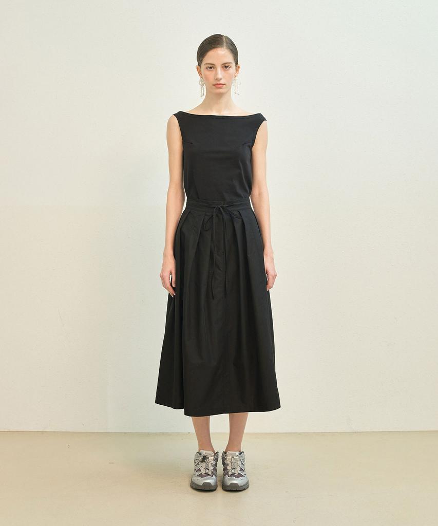 Meibeoyu Atte Flare Skirt _ Black