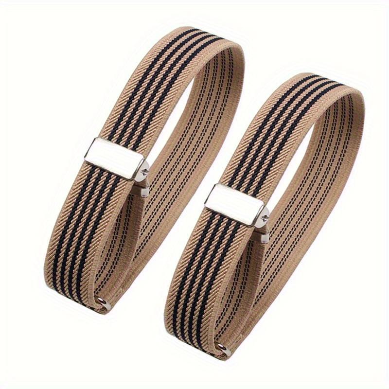 1pair Elastic Armband Shirt Sleeve Clip, Fashion Adjustable Armband, Party Wedding Clothing Accessories For Men And Women, Ideal Choice For Gifts