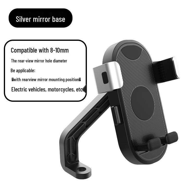 Right-Side Aluminum Phone Holder for Electric Scooter & Motorcycle