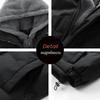 Winter Men Thick Casual Hooded Parka Jacket Man Fleece Outdoor Parka Overcoat Male Sport Outwear Parka