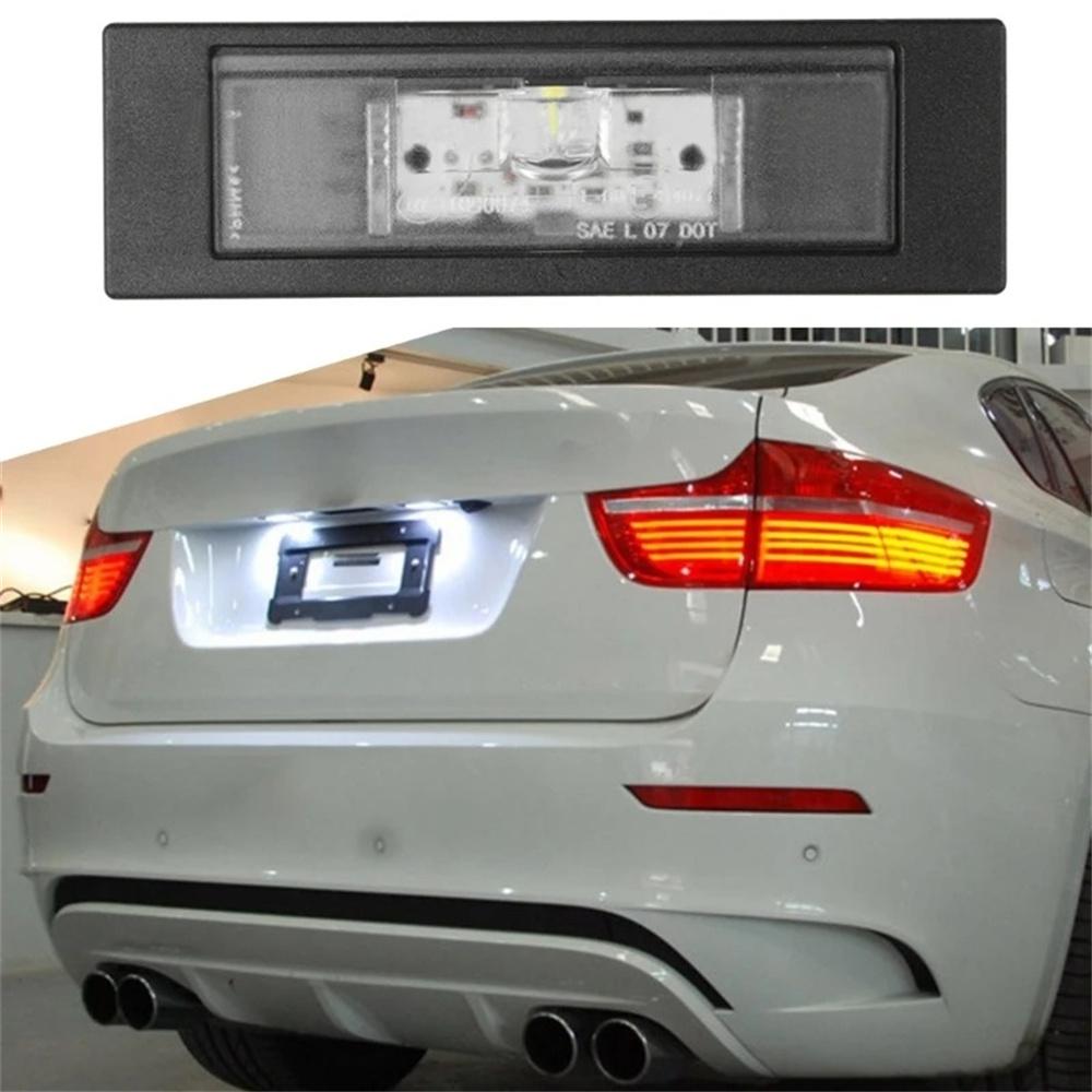 2pcs Rear Number Licence Plate Light Lamp For BMW E81 E87 F06 F12 F13 F20 F21