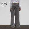 Wide Leg Jeans for Women High Waist Stretchy Denim Pants with Pockets Casual Straight Leg Jean Trousers