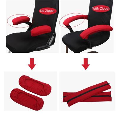 1 Pair Computer Chair Armrest Covers with Sponge Spandex Stretch Office Chair Armrest Covers Removable Seat Arm Rest Covering