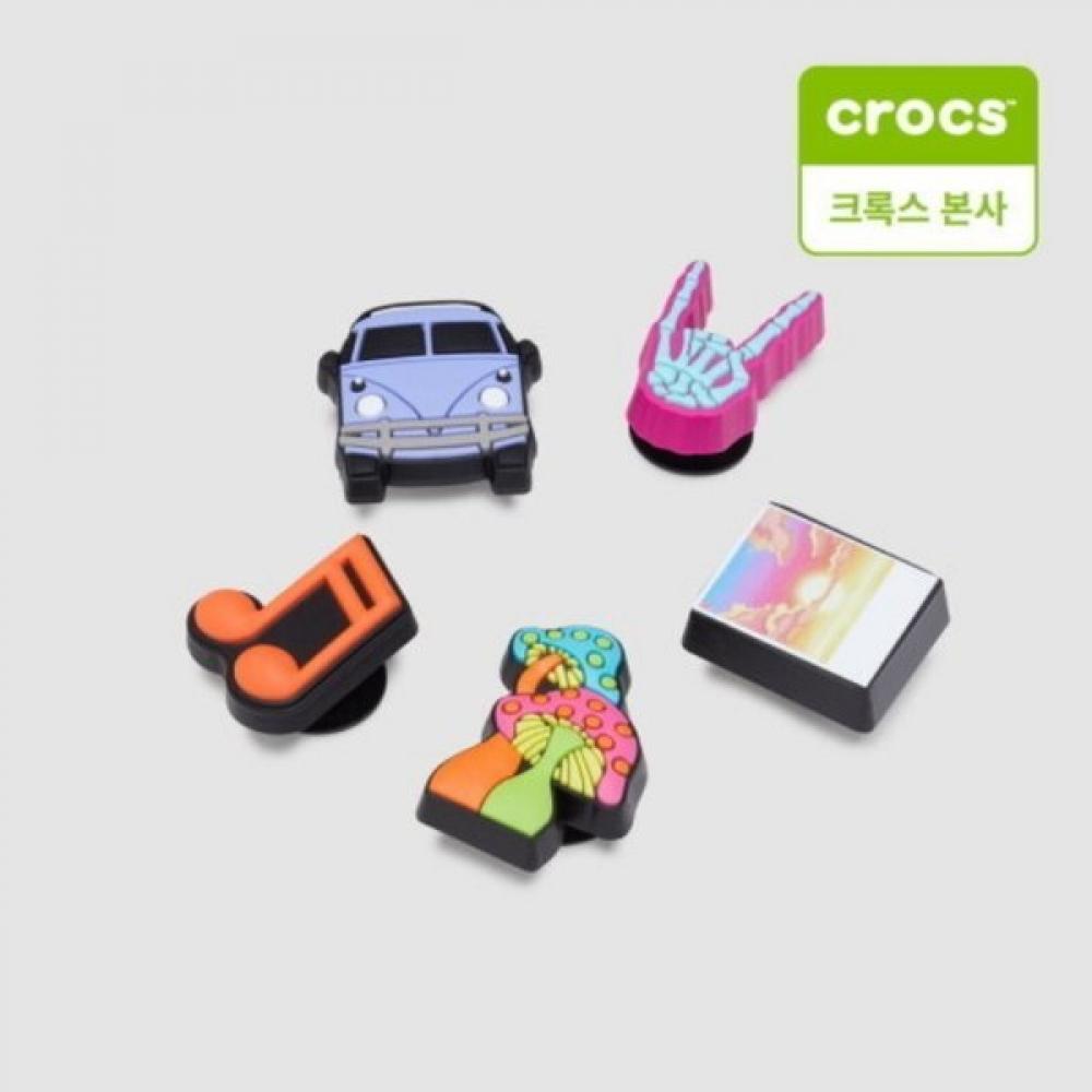 

Crocs Zibbitz Funky Road Trip Set Of 5 Funky Road Trip Set of 5 (10010278)