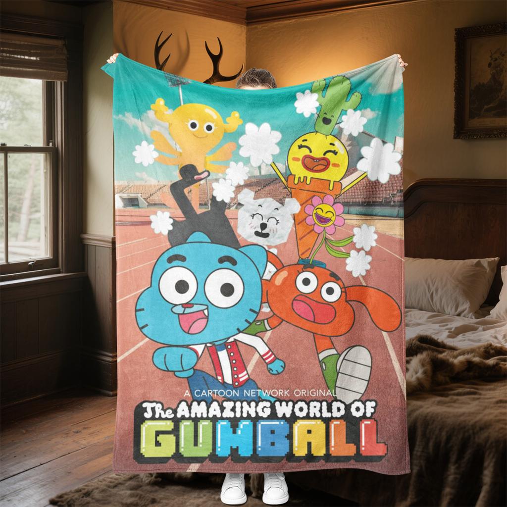 Friends Gumball Soft Comfortable All Seasons blanket Sofa Office Naps blanket Outdoor Travel throw Perfect Gift