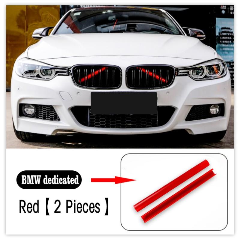 

For BMW X3 F25 G01 2011~2026 Car Front Bumper Radiator Grille Frame Protect Cover Trim Strip Provide lasting Durable Accessories Red