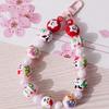 16mm Hand-Painted Christmas Santa, Reindeer, and Panda Beaded DIY Bracelet