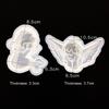 Silicone World DIY Angel Mermaid Bear Wing Silicone Molds Handmade Making for Epoxy Resin Mold Candle Mold Cake Mold Craft Decor