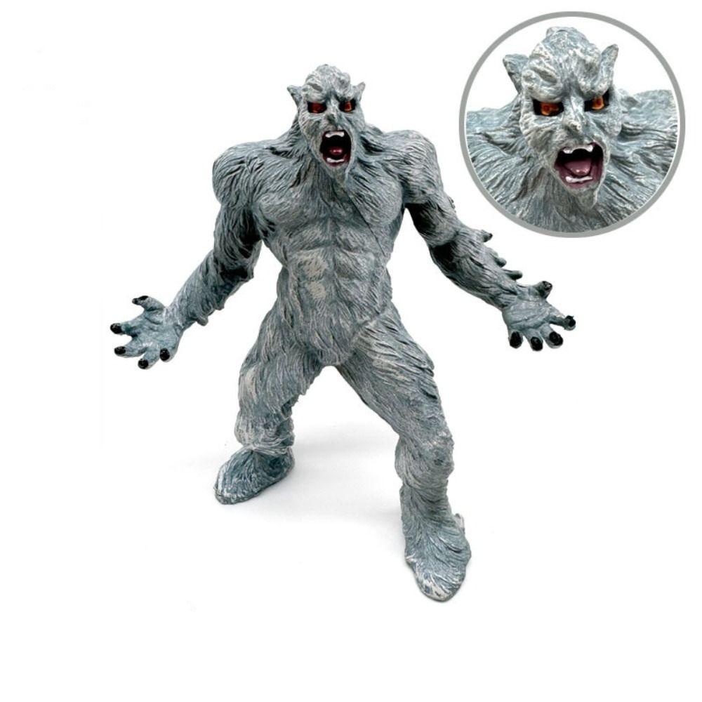 Simulation Ice Demons Figures Mythical Apes Magma Golem Model Werewolf Animal Model  Kid Toy